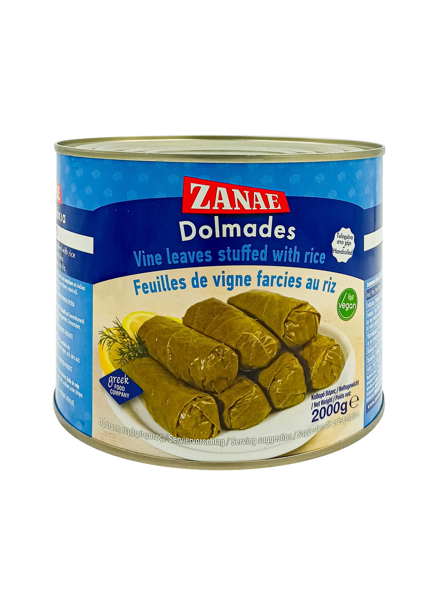 Dolmades Stuffed Vine Leaves 2kg