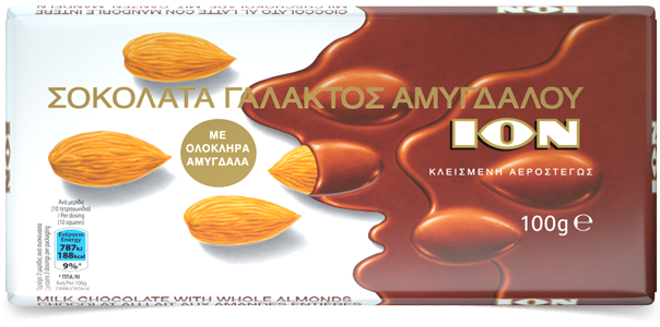 ION Milk Chocolate Whole Almond