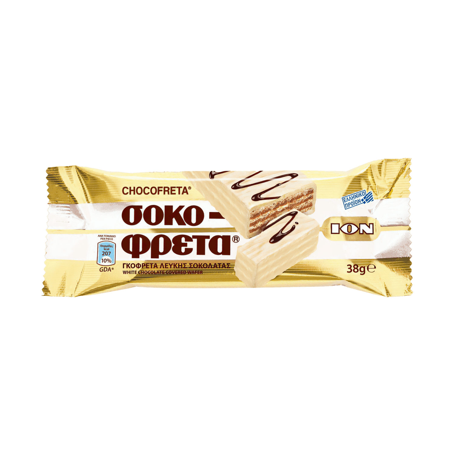 CHOCOLATE WHITE CHOCOFRETA 20 X 38GM