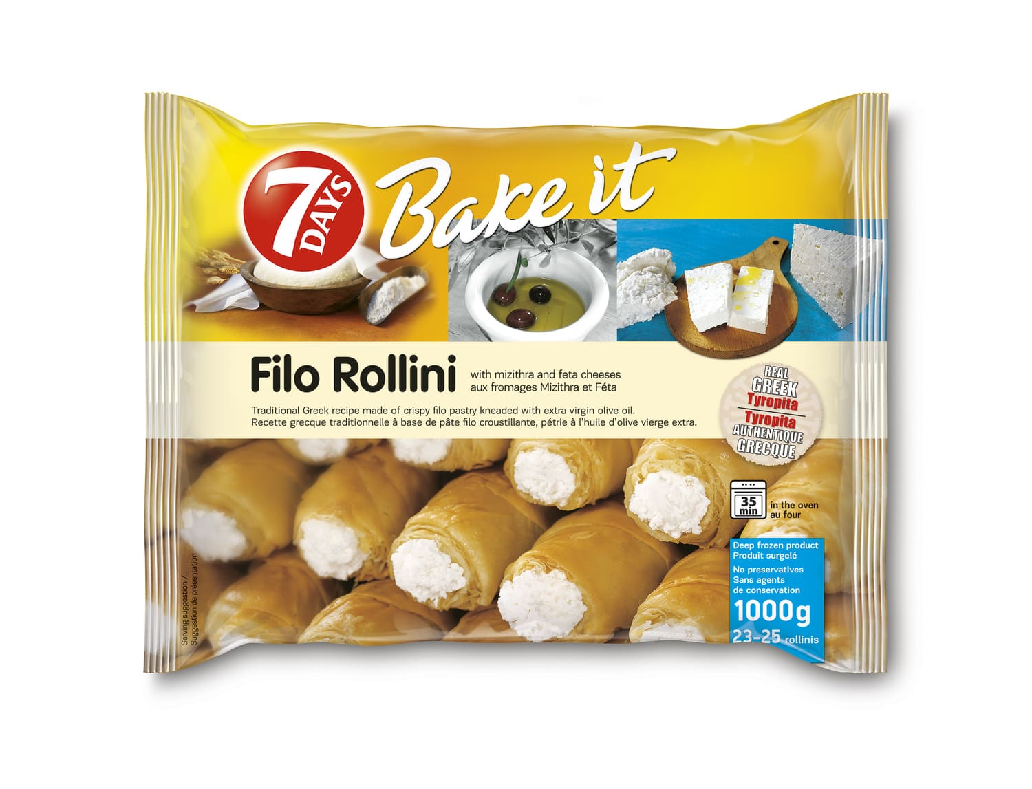 7D Cheese Filo Rolini